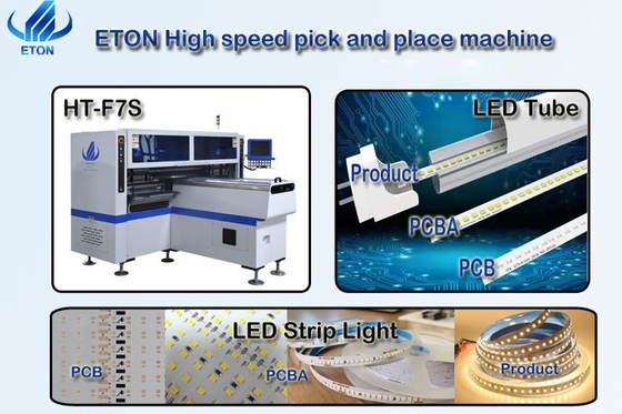 Sert PCB Kurulu SMT Mounter 180000CPH LED Cipsleri Alma ve Yerleştirme Makinesi Yapımı