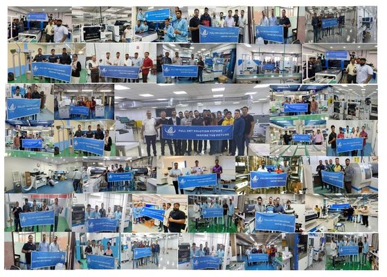 Çift Kol Yüksek Hızlı 34 Kafa LED Tüp / Şerit Işıklar SMT Mounter Seçim Yeri Makinesi