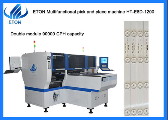 LED Aydınlatma SMT Seçim Yeri Makinesi 90000 CPH Kapasiteli Çok Fonksiyonlu