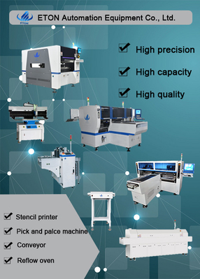 ETON SMT Montaj Makinesi PCB Kartları İçin Çift Modüler Çift Ray