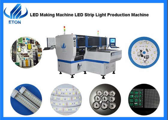 LED Ampul Güç Sürücüsü SMT Makinesi Yapımı 90000CPH Çift Modül 24 Nozul