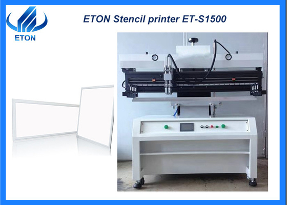 LED Işık Panelli Mürettebatı için SMT Şablon Yazıcısı Max 1500*300mm Işık PCB