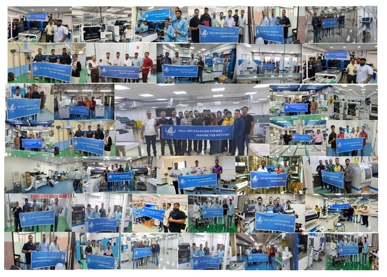 Büyük SMT Makine LED Çizgi, Al ve Yerleştirici Makine 136 nozeller Çip Montajı