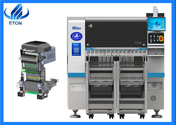 Özel SMT Al ve Yerleştir Makinesi Hızlı Montaj için 20 nozel Max 500 * 300mm PCB
