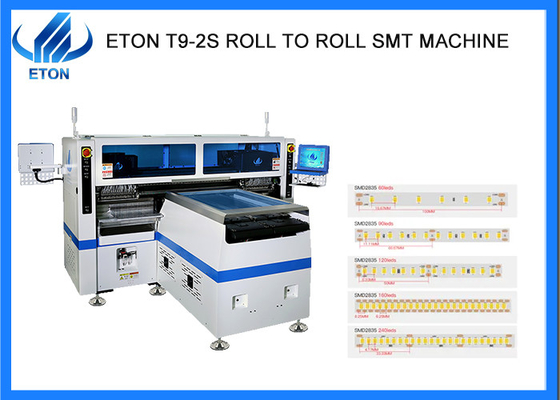 Modlue T9-2S 380AC 50HZ Yüksek Hızlı SMT Yerleştirme Makinesi 250mm Genişliği PCB Roll To Roll için