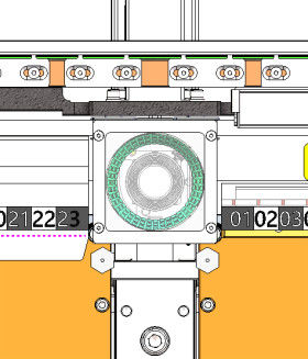 10 Fırçası Entegre Baş LED Ekranı SMT PCB için Al ve Yer Makinesi Boyutu 50 * 50mm'den 500 * 450mm'ye kadar