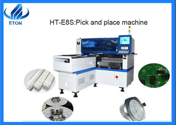 LED Işık Üretimi 12 Başlı LED ampuller 28 besleyici ile seçip yerleştirme makinesi