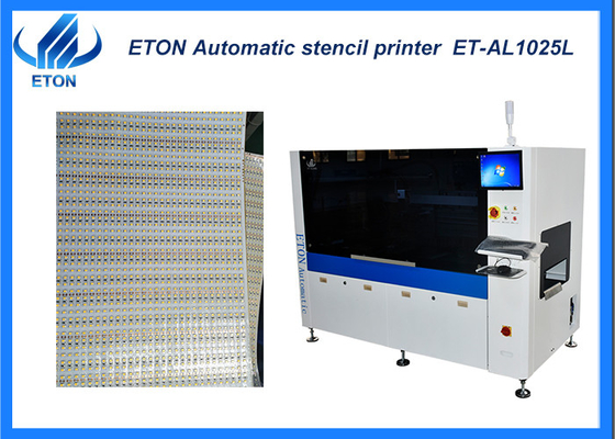 FPCB kalınlığı 0.5-5mm için Roll to Roll Strip Light Automatic Stencil Printer Machine