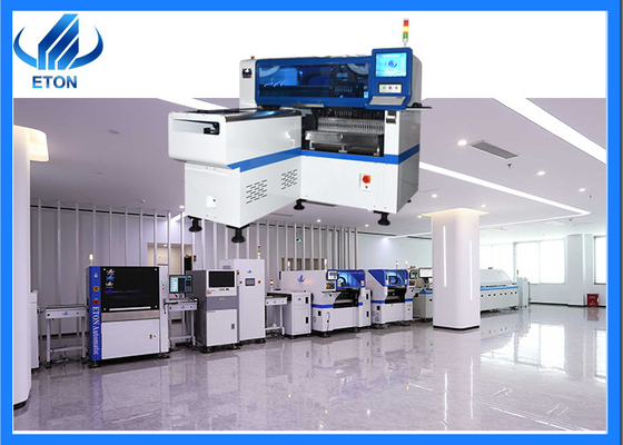 45000CPH SMD Üretim hattı SMT 28 Feeder Led Chip Monter Pick And Place Makine