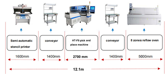 200000-250000 CPH montaj hızı ile LED doğrusal sert PCB montajı seçme ve yerleştirme makinesi