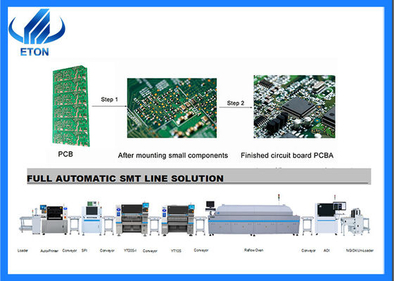 500×300mm PCB SMT Makinesi 20 Başlı Esnek Kablolama Hızlı Üretim için Gelişmiş Yerleştirme Modları