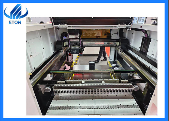 10 Yüksek hassasiyetli güç panosu ve güneş PCB montajı için spindle otomatik SMT ekipmanları