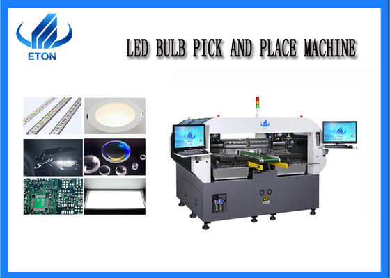 Kararlı Yüksek Hızlı Kullanımı Kolay Yüksek Hassasiyetli LED Ampul SMT Montaj Makinesi