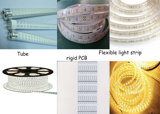 250000CPH SMT Alma ve Yerleştirme Makinesi LED Tüp Işık / Şerit Işık için 68 Kafa