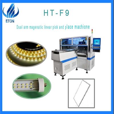 250000CPH LED yüksek hızlı al ve yerleştir makinesi çift kollu manyetik lineer motor
