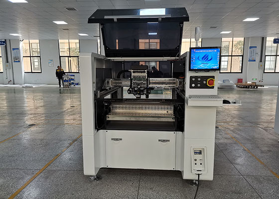 Yüksek hassasiyetli tanıma pnömatik LED smt alma ve yerleştirme makinesi