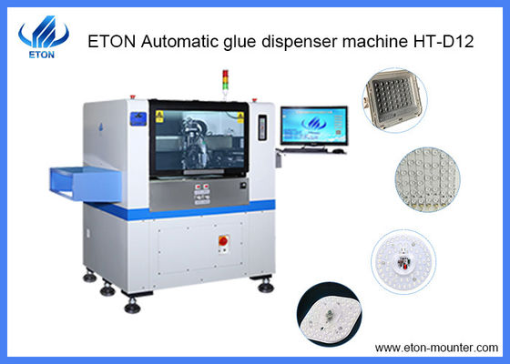 LED Lens için Yüksek Hızlı Otomatik Tutkal Dağıtma Makinesi Büyük Boy