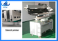 Yarı Otomatik Lehim Pastası Yazıcı Makinası 1500mm pCB uzunluk PLC kontrollü