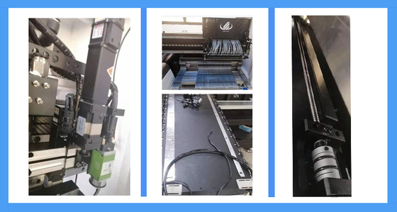 Window 7 SMT Üretim Hattı 68 Kafa SMT Alma ve Yerleştirme Makinesi
