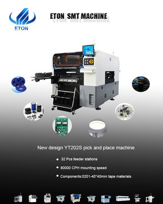 80000CPH 0201 SMD Montaj Makinesi SMT Alma ve Yerleştirme Makinesi